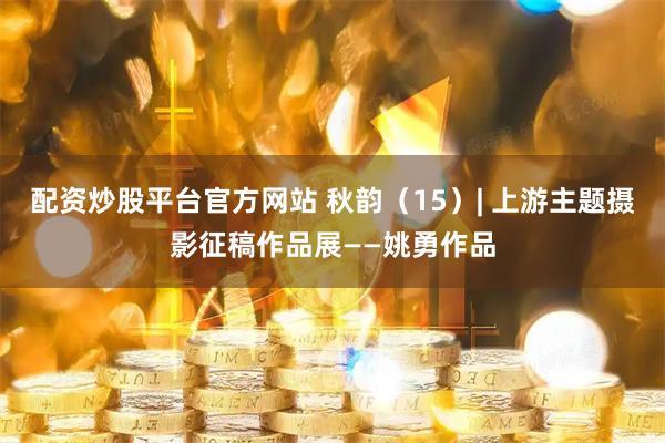 配资炒股平台官方网站 秋韵（15）| 上游主题摄影征稿作品展——姚勇作品